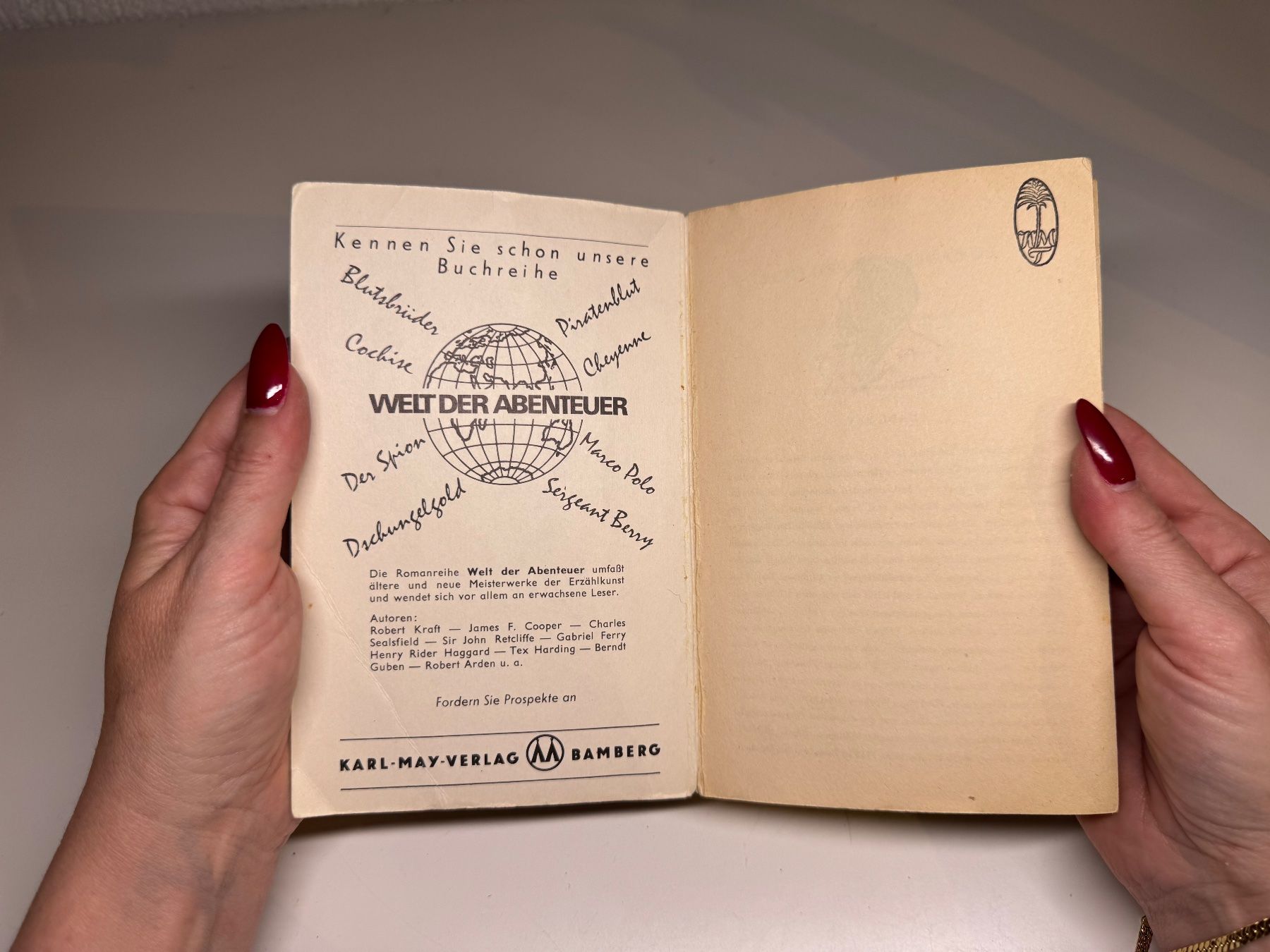 Libri: ROMAN: Karl May, Schloss Rodriganda  – Usato da Grosswangen venduto da Kleine.Knoepfe 2
