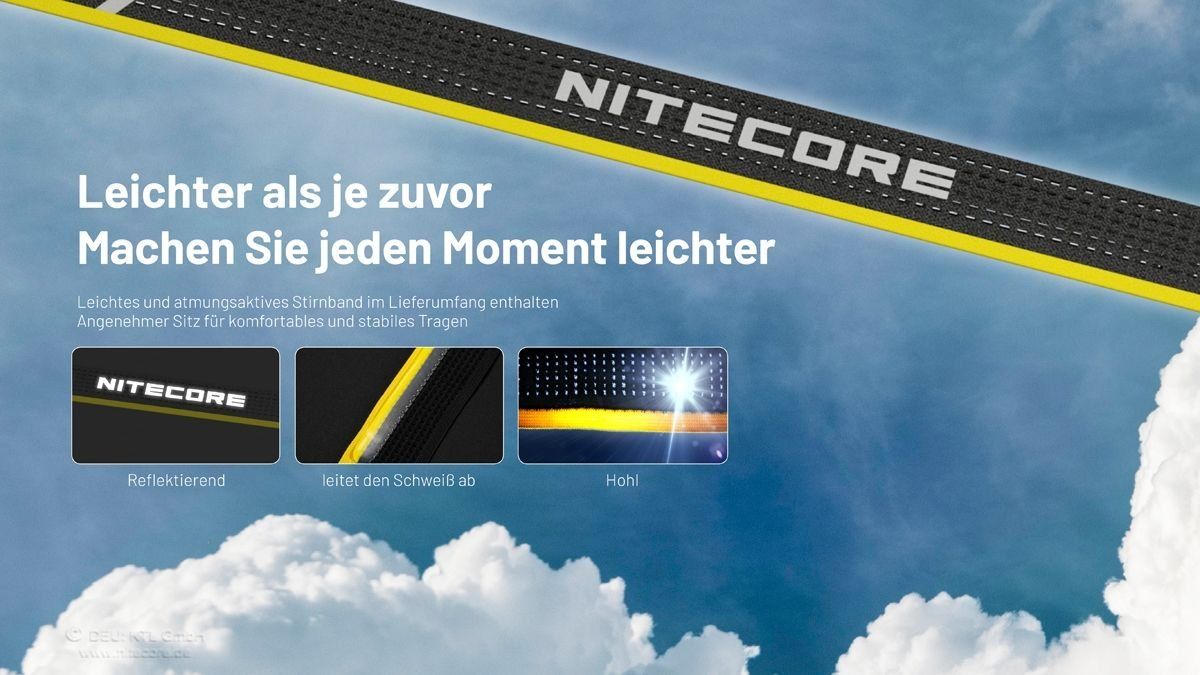 NiteCore Lampen: NiteCore NU25MCT 400 Lumen Multicolor-Kopflampe – Neu und originalverpackt aus Grüningen von Prolumin 4