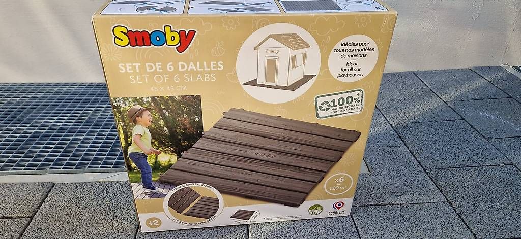 Casette per bambini: Smooby Bodenplatten Set Neu – Usato da Aarau Rohr venduto da Meldan
