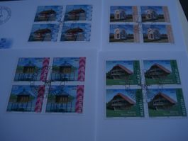 Satz Pro Patria 2004, FDC Satz + 4erblock, 5 Bel