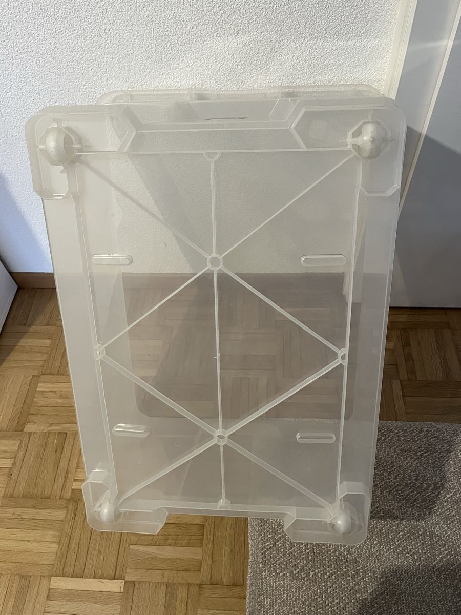 Contenitori & Simili: Allzweckbox / Aufbewahrungsbox mit Rollen & Deckel – Usato da Nidau venduto da Kiwi087 2