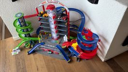Majorette Super City Garage Spielset mit Rampen gebraucht
