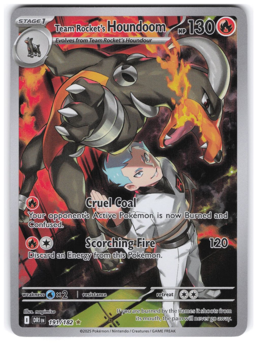 Pokémon Carte collezionabili: Team Rocket's Houndoom / Destined Rivals / DRI 191 – Nuovo (secondo la descrizione) da Arni AG venduto da PokemonCardsStore