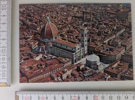 Originale, alte Ansichtskarte von Florenz, ungebraucht