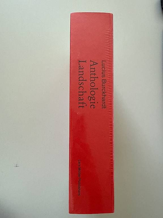 Libri: Burckhardt, Lucius: Anthologie Landschaft – Usato da Uster venduto da lars.sarah 2