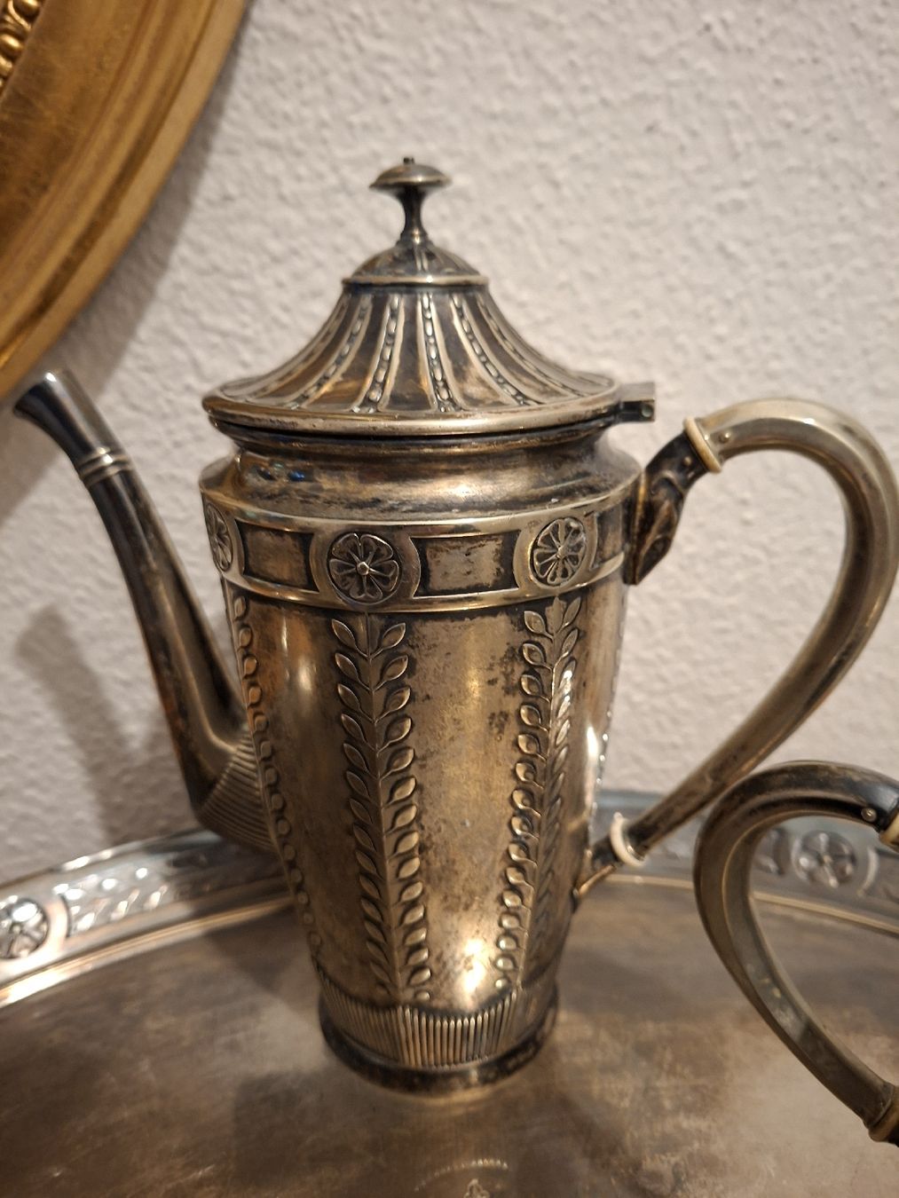 Set di piatti: Elegantes Vintage Tee-Service Silber oder versilbert - 4 Tei – Usato da Bern venduto da rojdabern 2