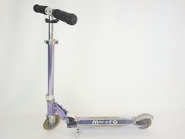 Micro Trottinett (Tretroller) Silber