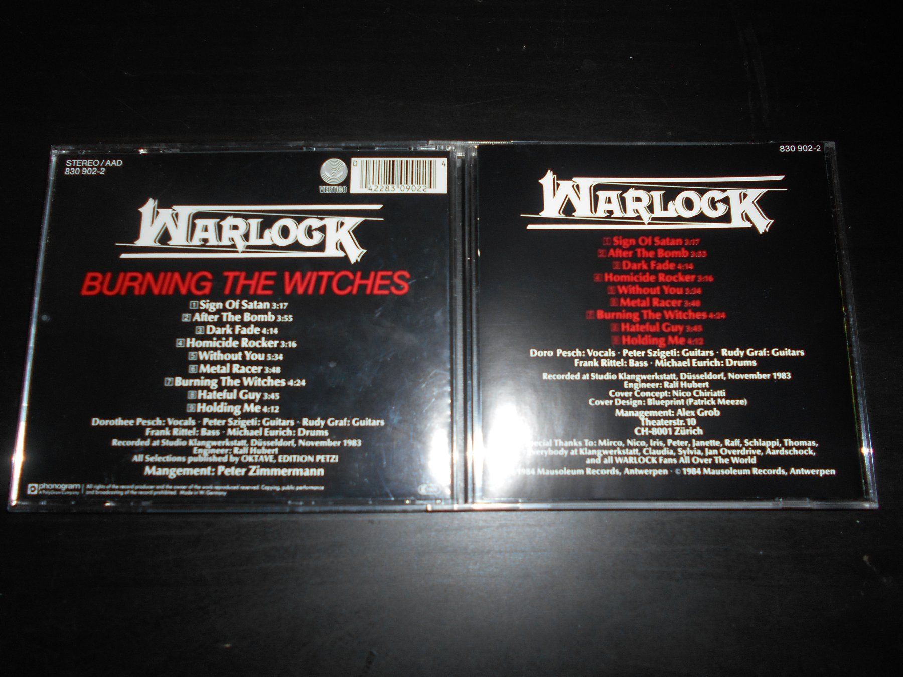 CD: Warlock – Burning The Witches / 1987 – Usato da Aarberg venduto da witchhunter01 1