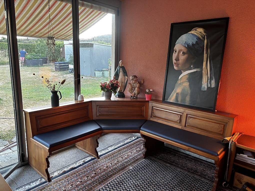 Bancs: Wunderschöne, massive Kirschholz-Eckbank – D'occasion à Biberist par I.Flury