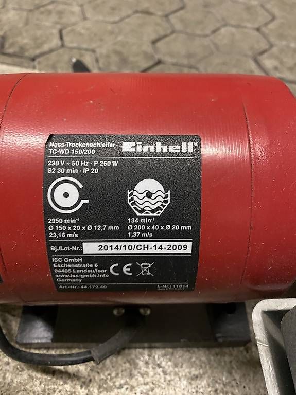 Einhell Smerigliatrici & Lucidatrici: Einhell Nass-Trockenschleifer TC-WD 150/200 – Usato da Volketswil venduto da Ahot 1