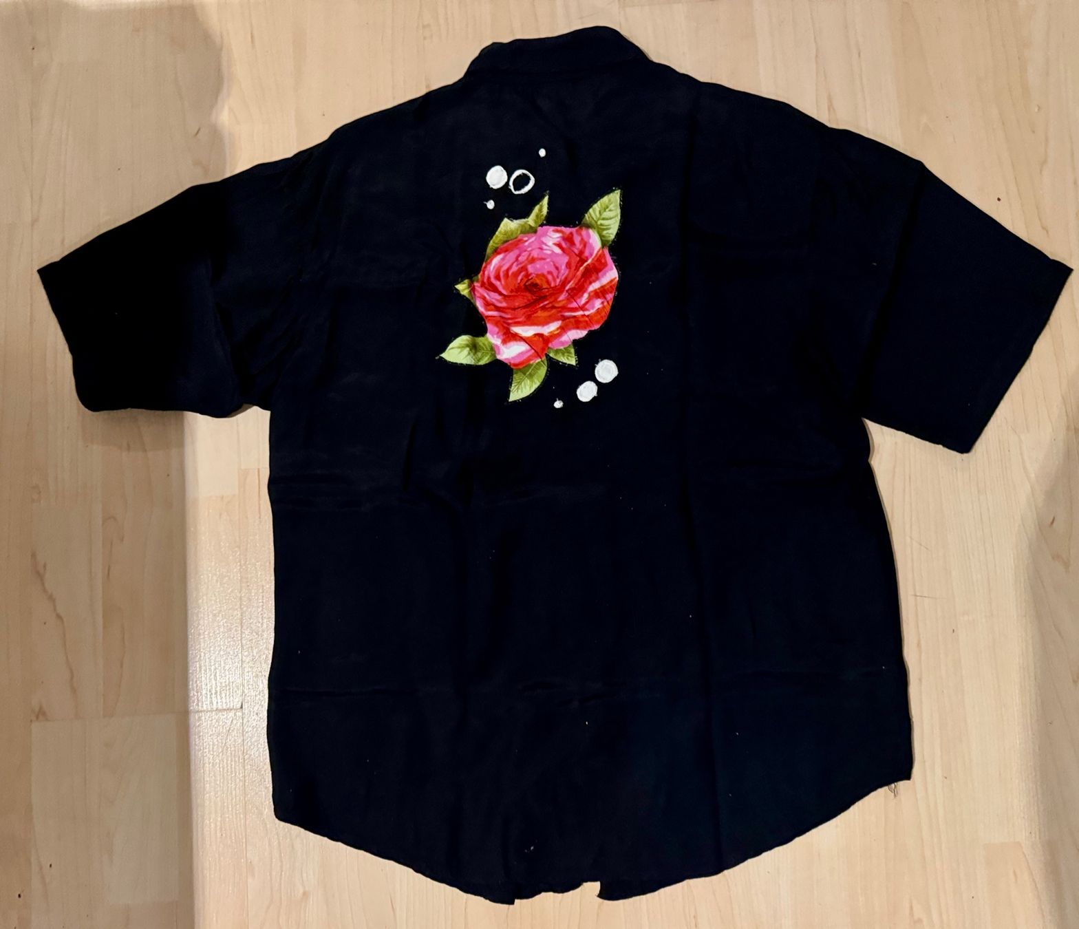 Camicette: !!!FINAL SALE!!! Damen Bluse KA - Schwarz - 100% Viscose – Usato da Seuzach venduto da Inspektor99 3