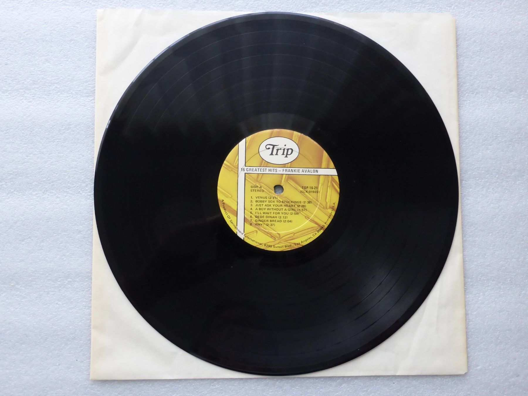 Schallplatten: VINYL  LP  FRANKIE AVALON – Gebraucht aus Küssnacht am Rigi von Sunnestrahl 1