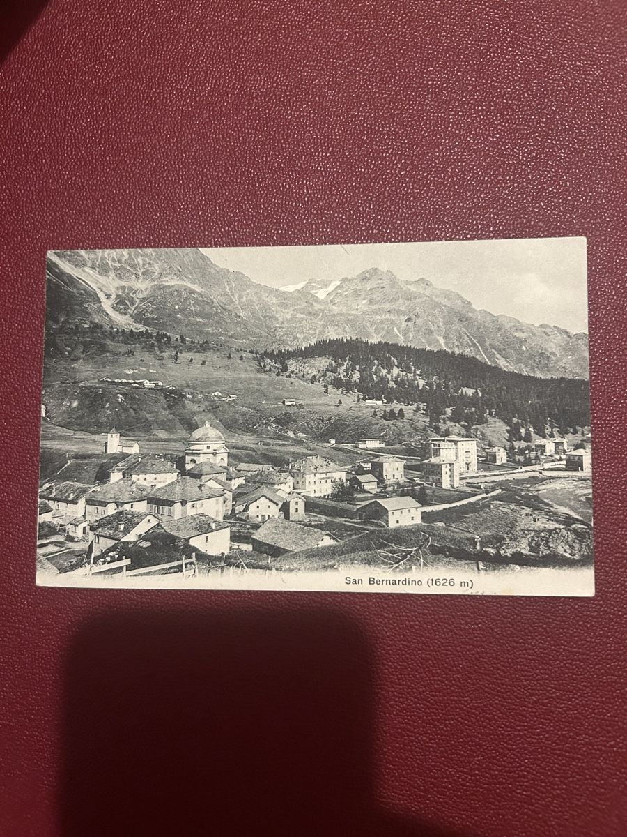 Ansichtskarten: San Bernardino 1907 – Gebraucht aus Breganzona von Milesbo