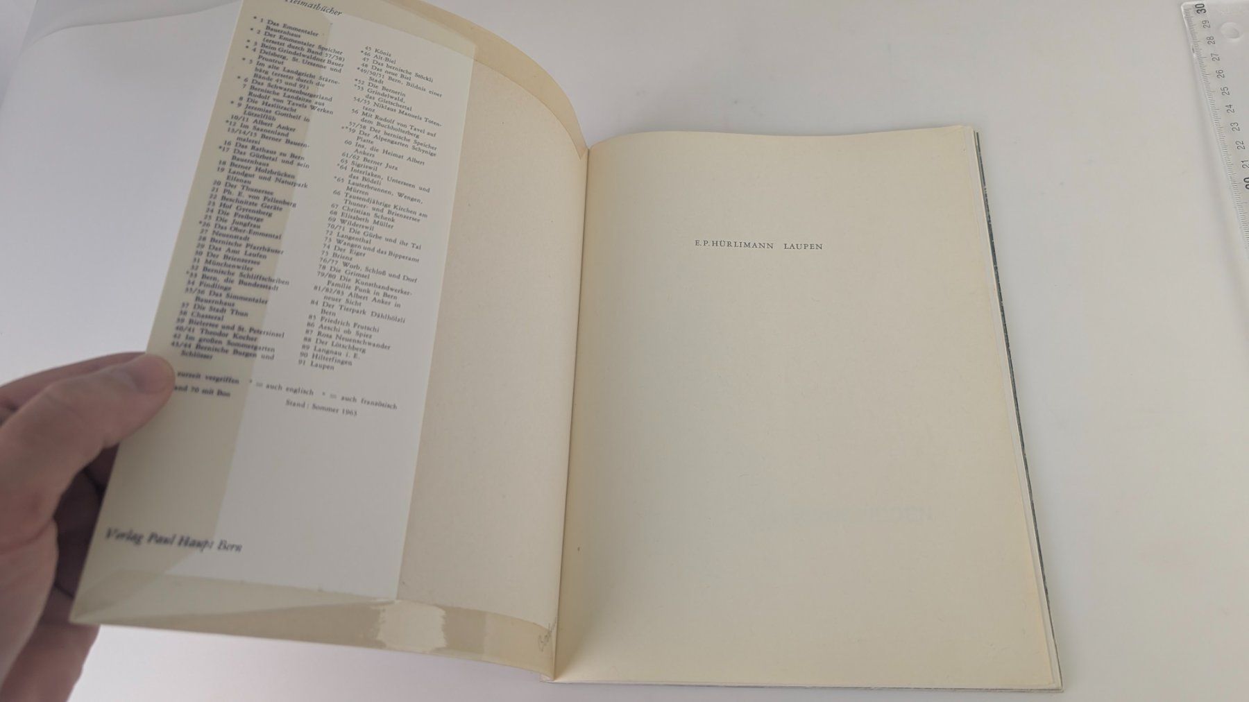 Libri: Berner Heimatbücher: Laupen 1963 – Usato da Zürich venduto da axolottchen 2