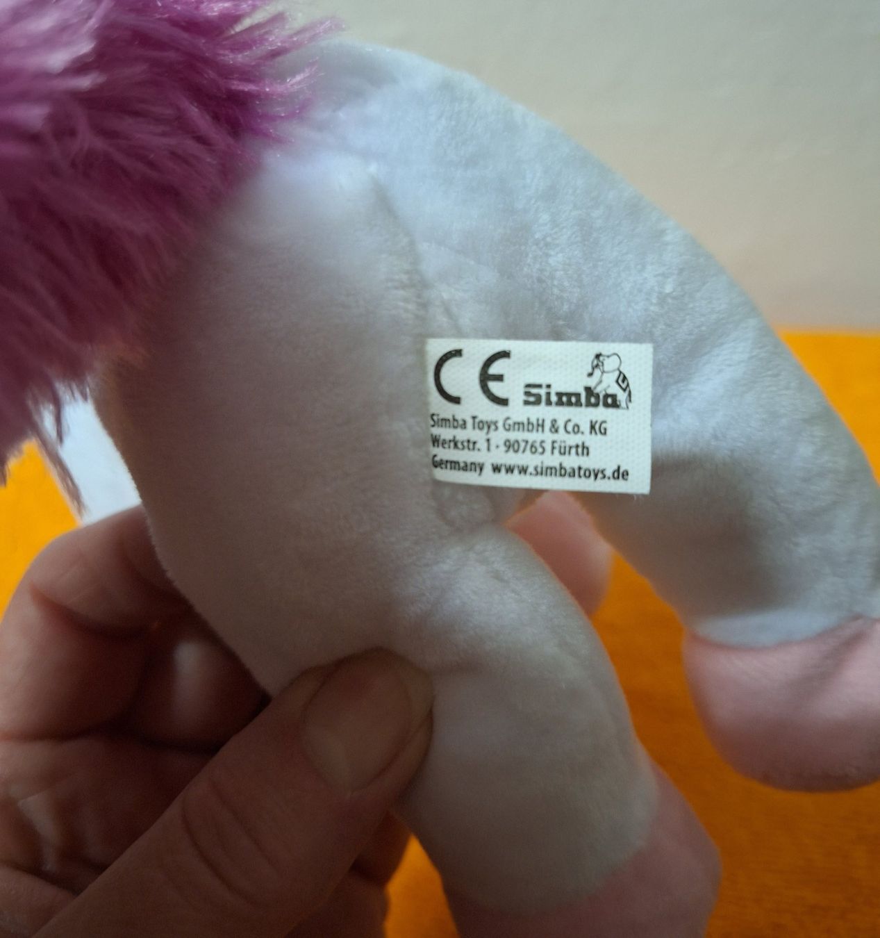 Giocattoli: Weißes Einhorn mit rosa Schweif. Simba D-Fürth – Usato da Muri AG venduto da Edlerweiss 7