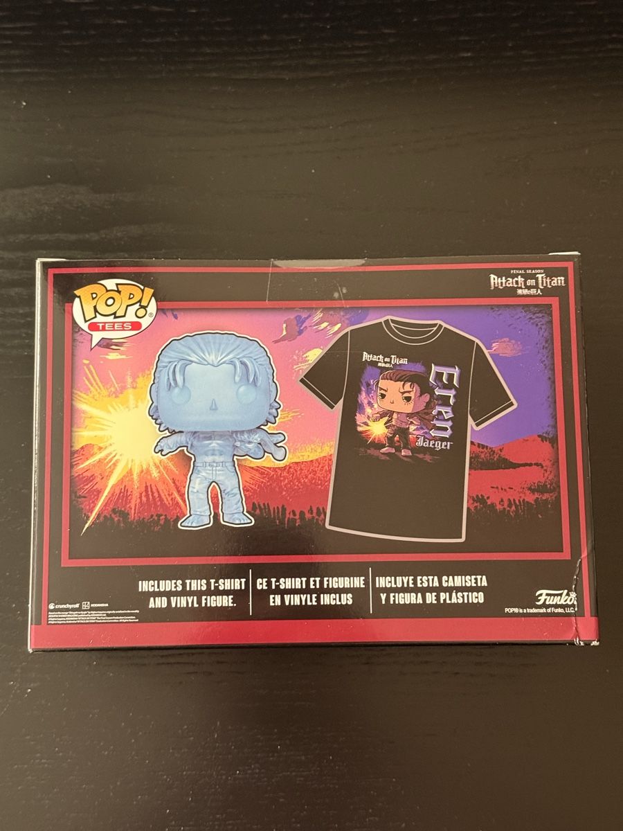 Funko Statuette: Funko Pop Tee: Attack on Titan - Eren Jaeger – Nuovo (secondo la descrizione) da Dornach venduto da profi-shopper 2