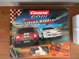 Carrera GO Swiss Rivals Rennbahn 1:43 mit Autos