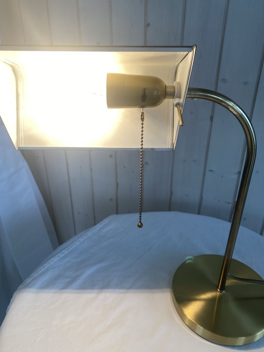 Lampade: Lampe aus Messing, Art Deco Stil – Usato da wichtrach venduto da elvena 2