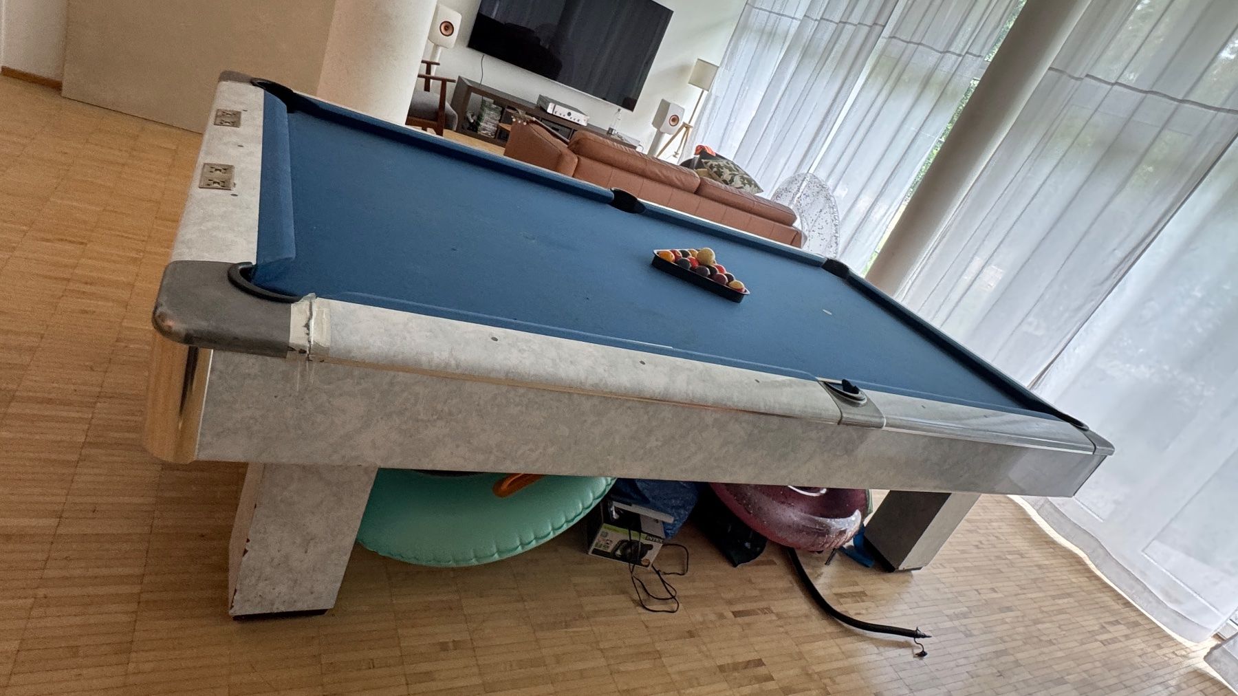 Tables de billard: Table de billard Gandy bleu avec compteurs – D'occasion à Zürich par ans_hxn2 1