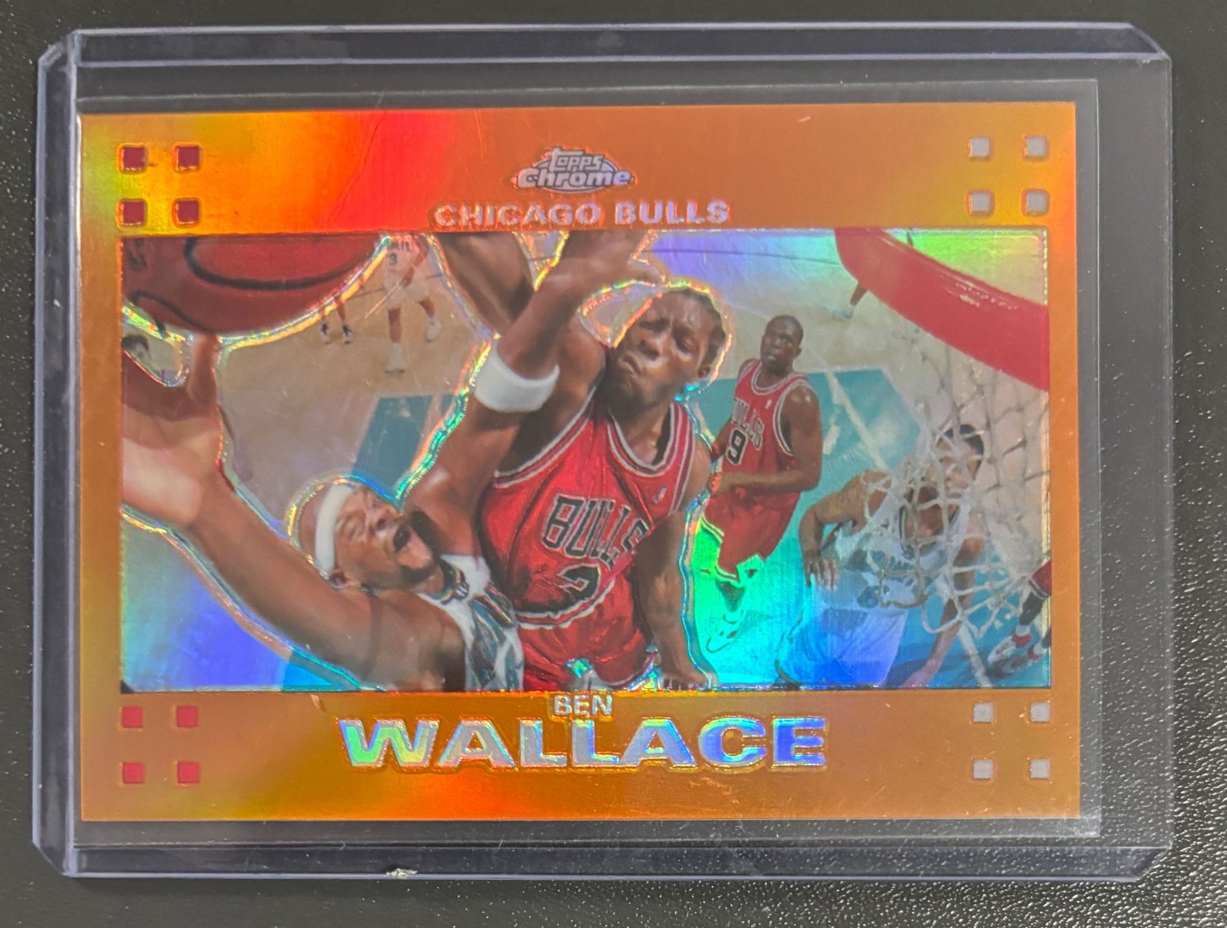 Cartoline: NBA Ben Wallace 2007 Topps Chrome Orange Refractor /199 – Nuovo (secondo la descrizione) da Muri b. Bern venduto da winningloser