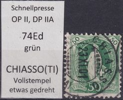 74Ed (grün) von CHIASSO sauberes Stück mit Expertise.
