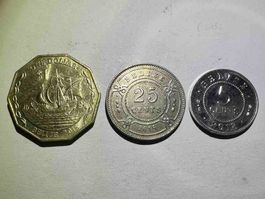 Belize 3 pieces monnaies