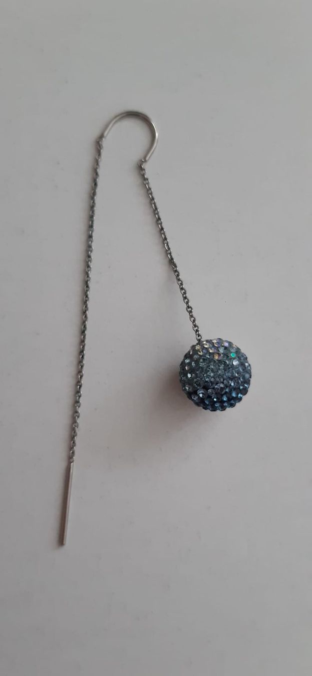 Ohrringe & -stecker: Swarovski Ohrringe hellblau – Neu (gemäss Beschreibung) aus Meilen von Aesthetin 2