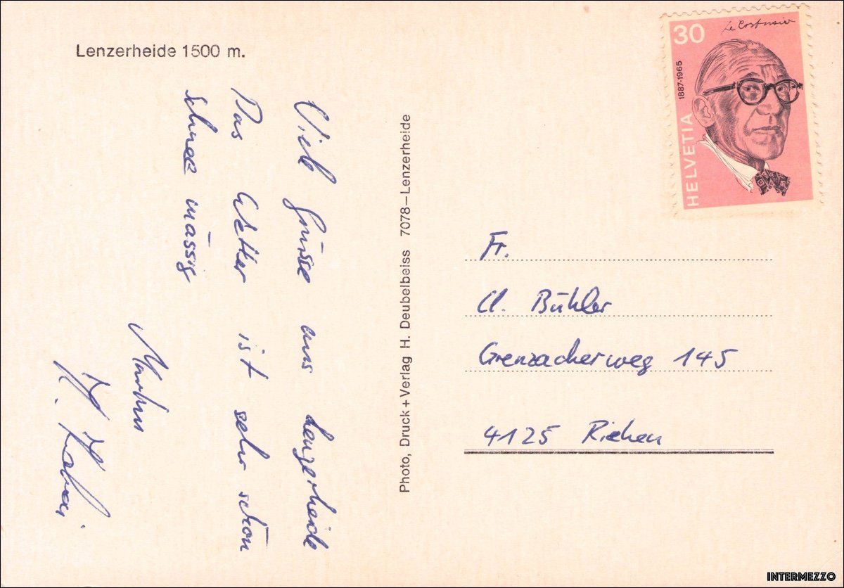 Cartoline postali: Lenzerheide // ca. 1965 Skilift Valbella // Winter – Usato da Basel venduto da intermezzo12 1