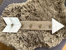Kleiderhaken Shabby Chic Holz