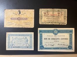 () 4 bons émis 1918/1920