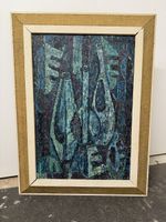 Interessantes Ölgemälde o.T., signiert Erich Fehlmann 1959