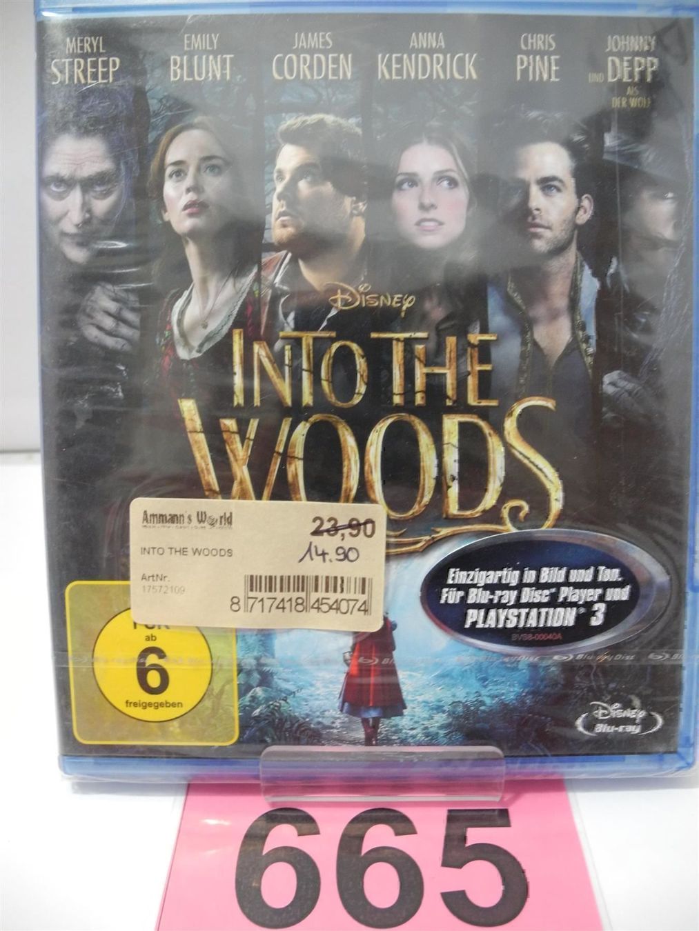 Tutti i DVDs: Disney DVD Into the Woods, Nr. 665 – Nuovo e nell'imballaggio originale da Kottwil venduto da Crazyrolf