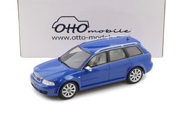 Audi RS4 Avant B5 Nogaro blue 2000 1/18 Otto NEU ltd.