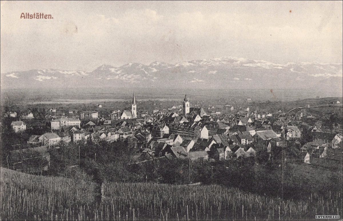 Cartes postales: Altstätten SG // Gesamtansicht 1913 – D'occasion à Basel par intermezzo12