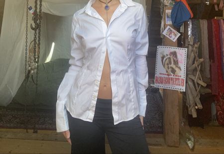 Süsse Blouse in weiss