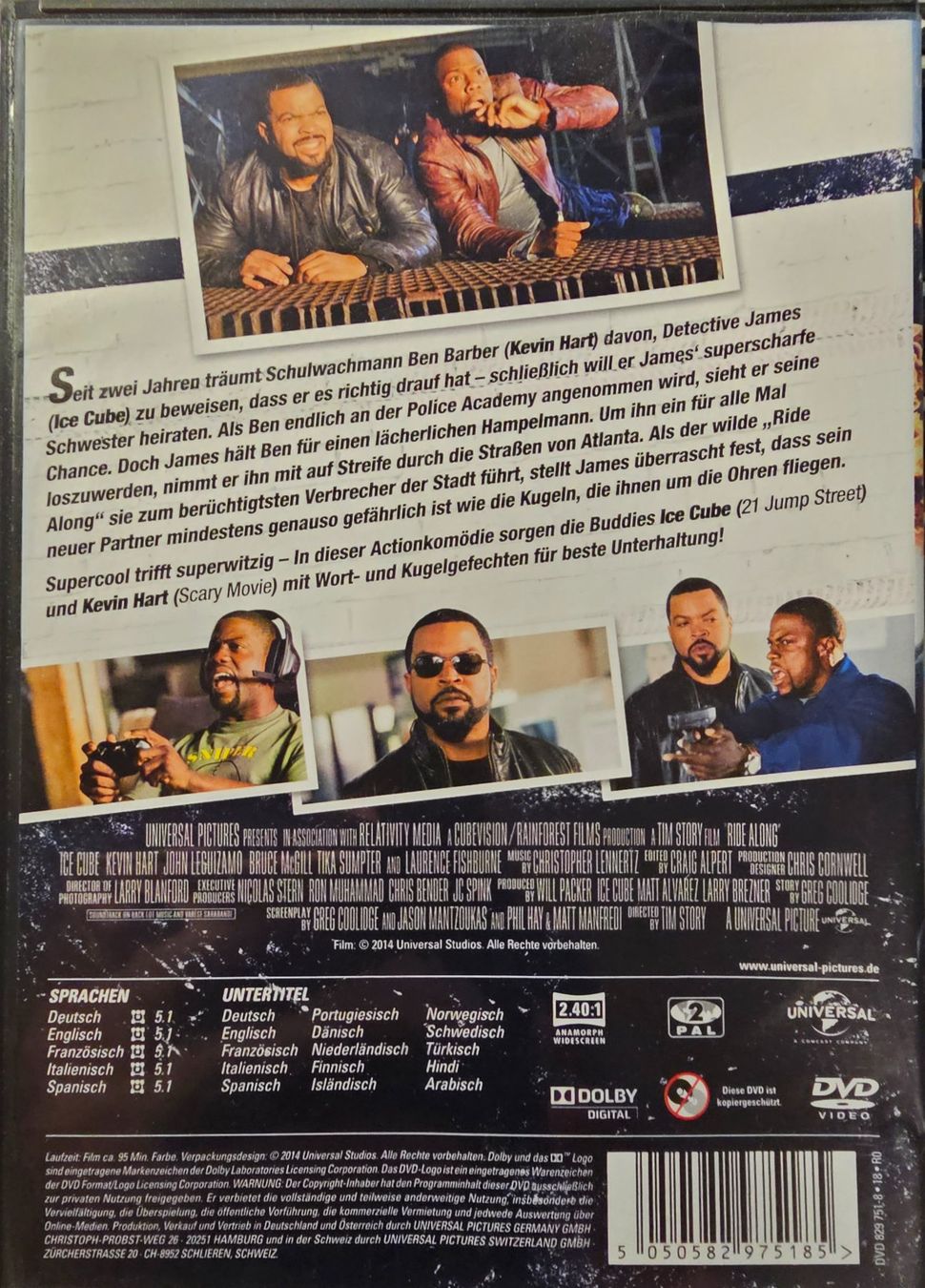 Alle DVDs: Ride Along – Gebraucht aus Wahlen b. Laufen von Cg10 1