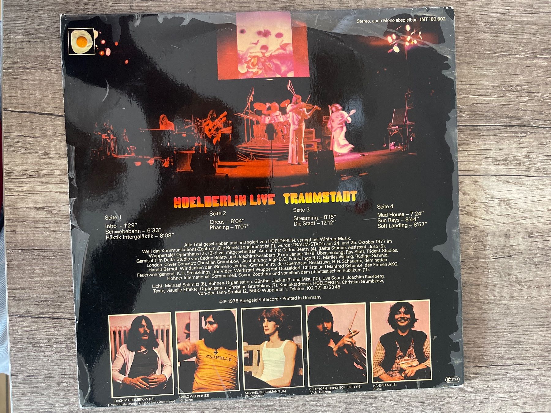 Dischi in vinile: S100/Hoelderlin Live Traumstadt – Usato da Frutigen venduto da Philippe_jsp 1