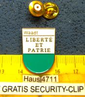 WAADT KANTONS-WAPPEN PIN GOLDIG GEPRÄGT LACKIERT