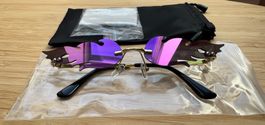 Candy Flame Brille, Gadget, Meme Glasses, Violett, Lila