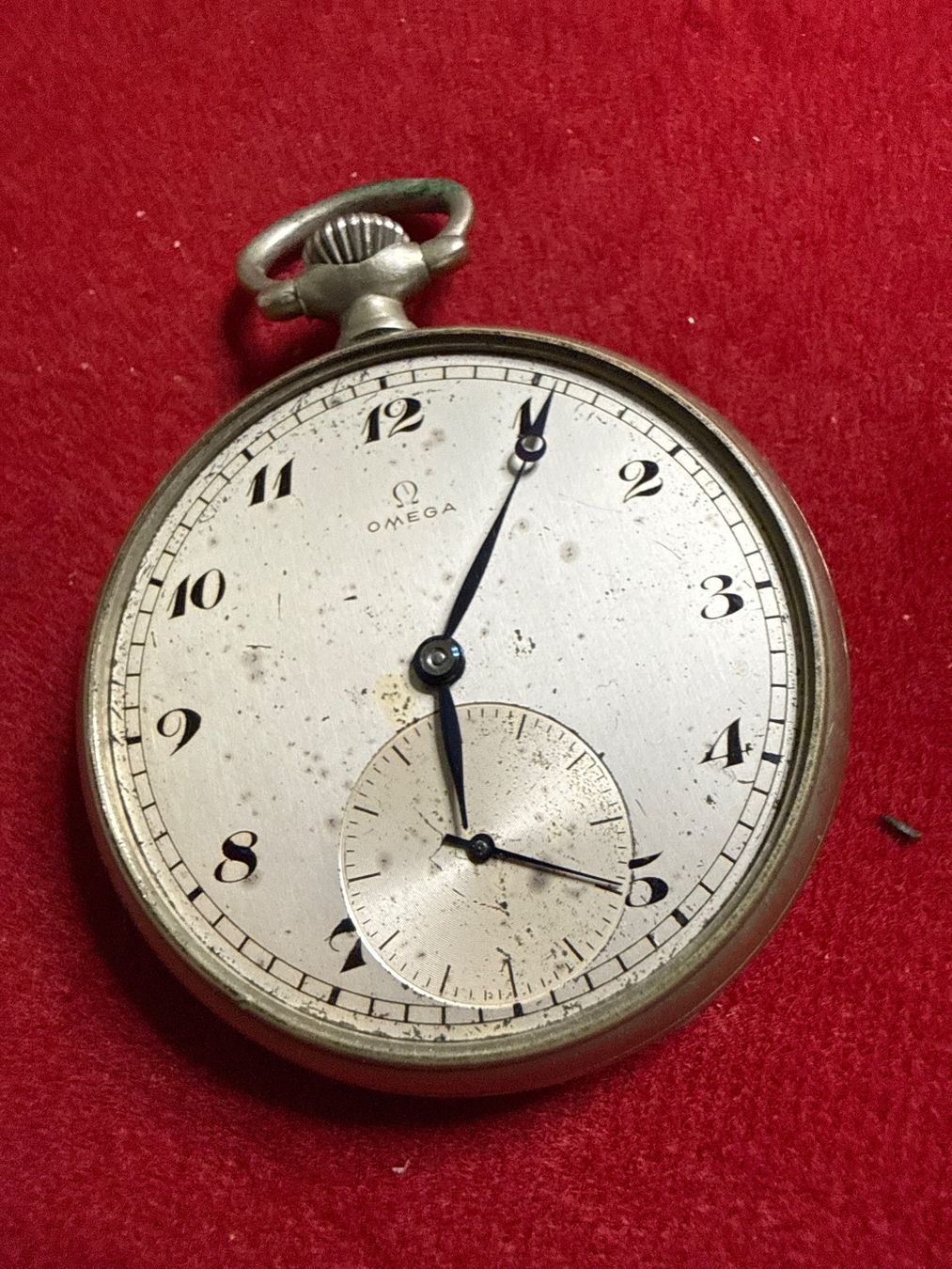 Omega Uhren: Omega Taschenuhr 48 mm – Defekt aus Pfeffingen von Allhandelklgwatches