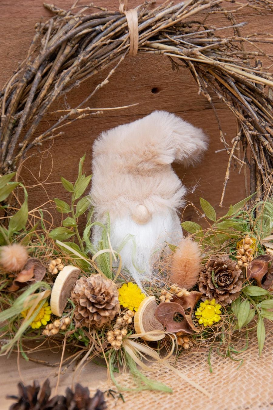 Tutte le decorazioni: Türkranz Wichtel, Handgemachte Herbstdeko, Geschenkidee – Nuovo (secondo la descrizione) da Unterentfelden venduto da mag-images 1