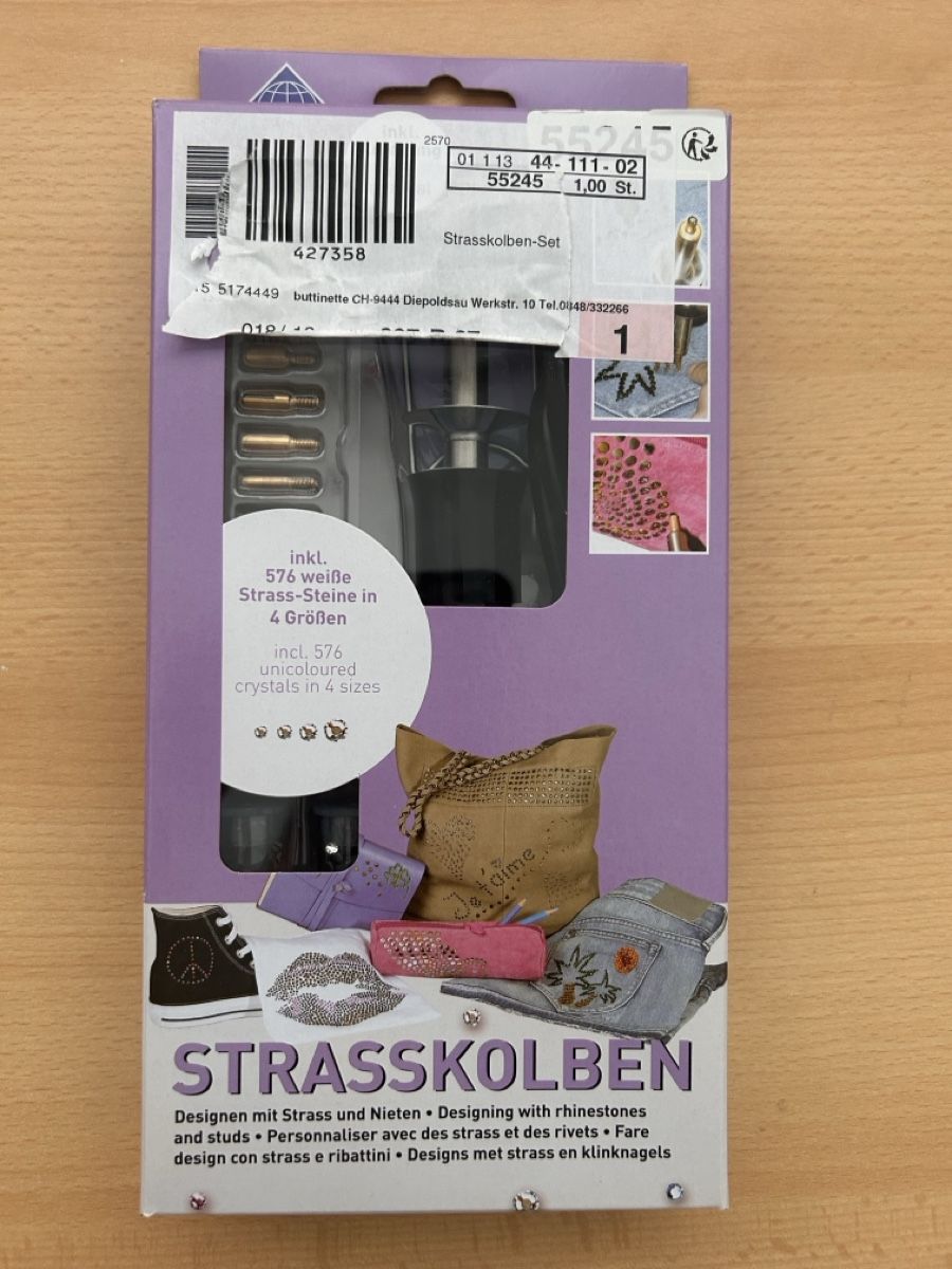 Bastelsets: Strasskolben-Set inkl. 576 Strass-Steine – Neu (gemäss Beschreibung) aus Hergiswil LU von Elocin1991