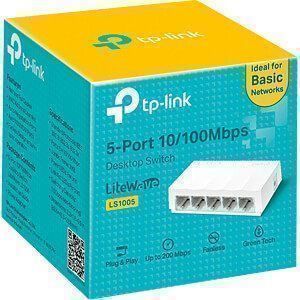Firewall: TPLINK LS1005 Switch, 5-Port, Fast Ether – Neu und originalverpackt aus Zug von OrturMullerMac