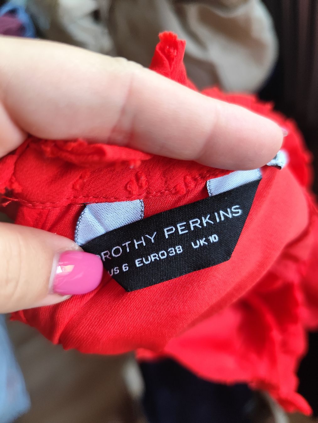 Chemisiers: Rothy Perkins Red Blouse Size 38 EU new – D'occasion à Mägenwil par VintageGirly 7
