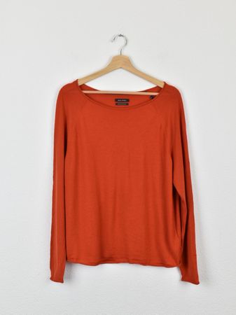 Marc O'Polo Strickpullover, Gr.XL, rostrot, 100% Schurwolle