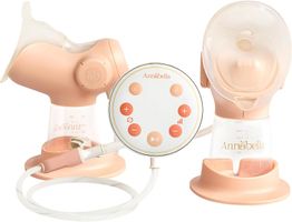 Annabella elektrische Milchpumpe Doppel mit Zungensimulation