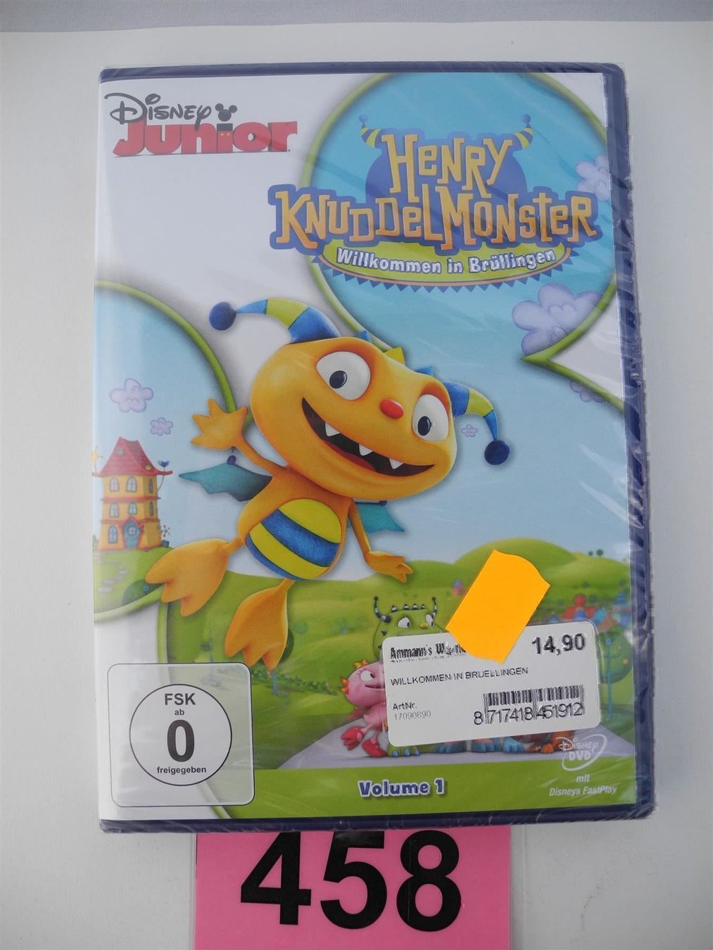 Tutti i DVDs: Disney  Henry Knuddel Monster, Nr. 458 – Nuovo e nell'imballaggio originale da Kottwil venduto da Crazyrolf