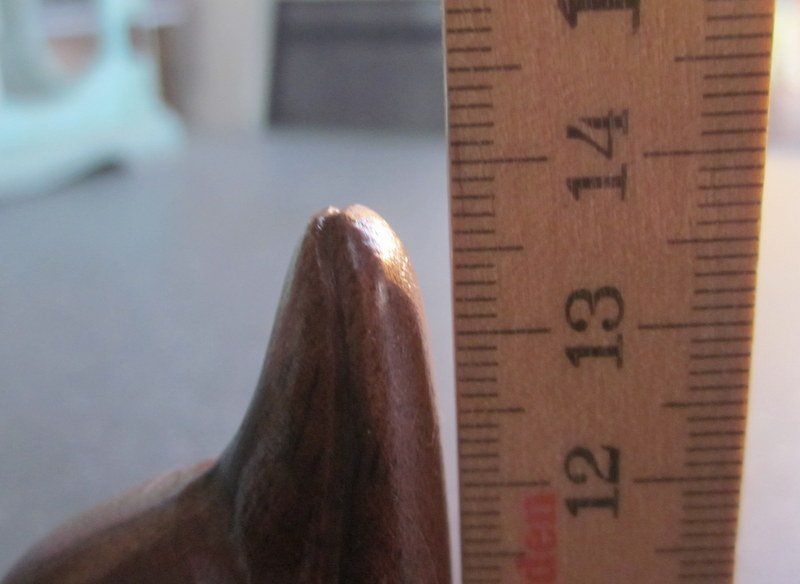 Figuren: Vintage Holzfigur Delfin, Höhe 14 cm – Gebraucht aus Bischofszell von raika 8
