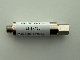 Low-Pass Filter, 4G LTE HF-Filter, LFS-738, Fabrikneu