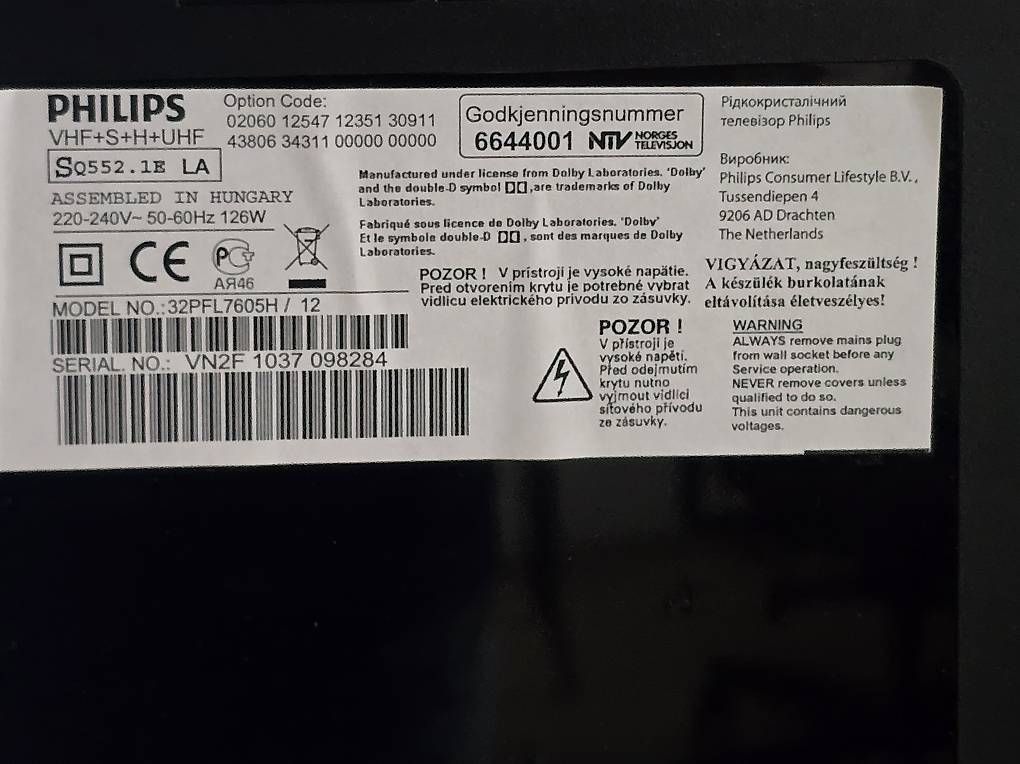 Philips Fernseher: PHILIPS Fernseher  mit Ambilight – Gebraucht aus Oberwil-Lieli von Filu55 3